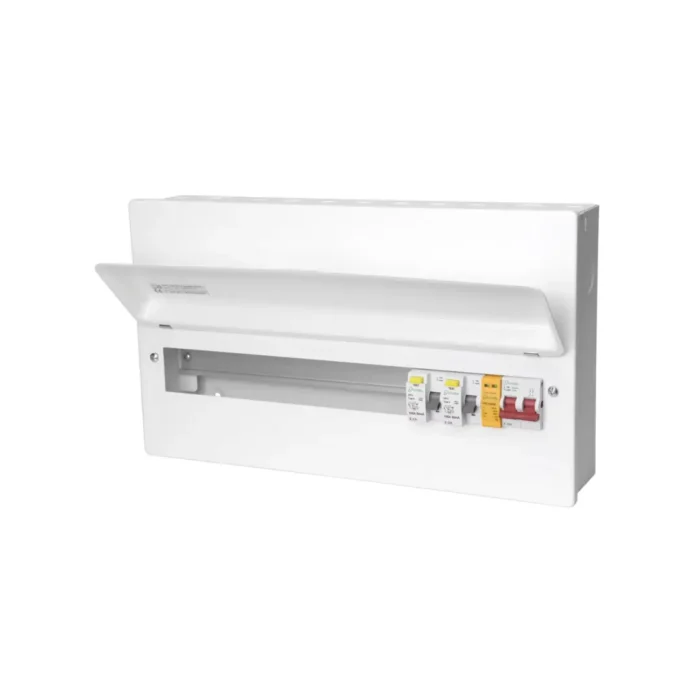 High Integrity Consumer Units with Dual RCDs and Main Switch and T2 SPD