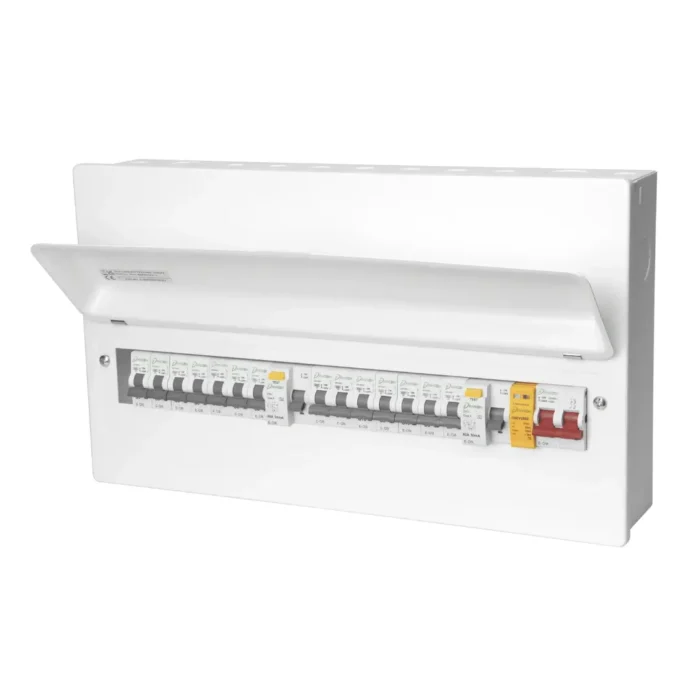 High Integrity Fully Loaded Consumer Units With Dual RCDs and Main Switch and T2 SPD