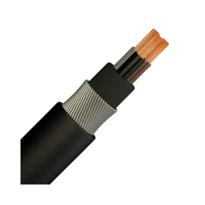 3 Core Steel Wire Armoured SWA PVC Black Cable - Cut to Length sold per 1 metre