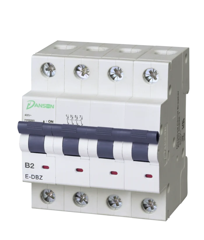 MCB 10kA 4P 4 Module 400V AC