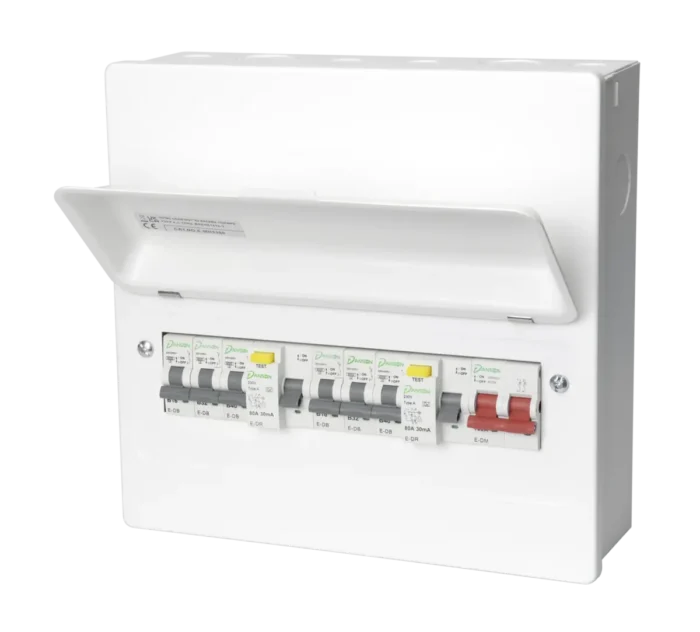 High Integrity Metal Consumer Unit SUPPLIED WITH 100A MAIN SWITCH