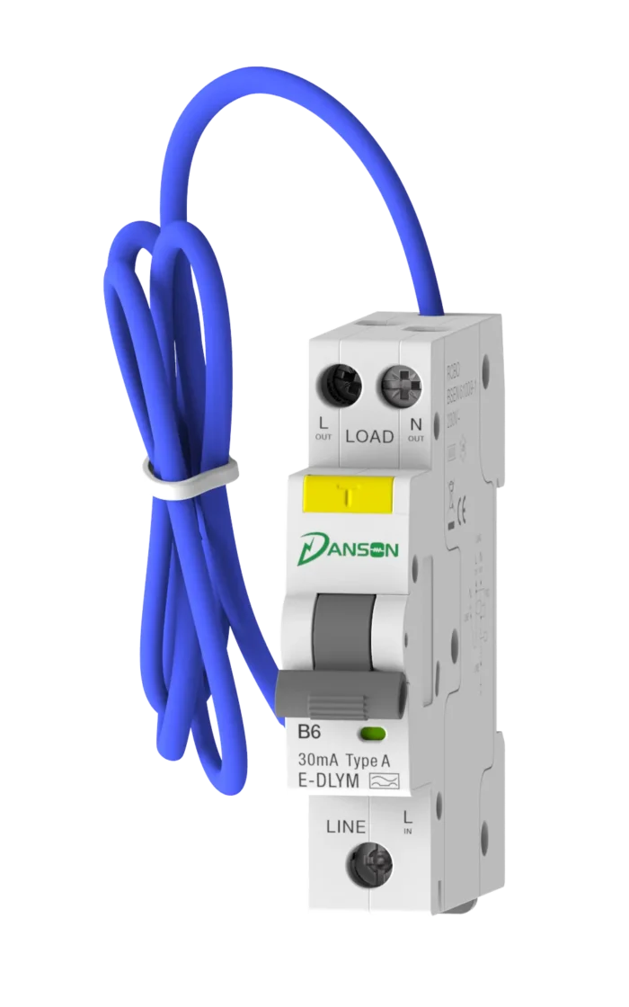 Mini RCBO 6kA S.P. Single Module 30mA 230V Type A