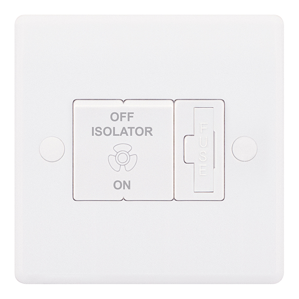 10 Amp 3 Pole Fan Isolator switch with 13A Fuse