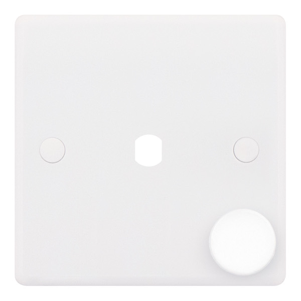 Empty Dimmer Plate with Knob