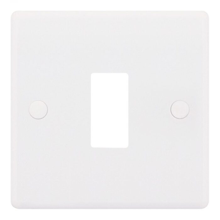 Aperture Modular Switch Plate – White
