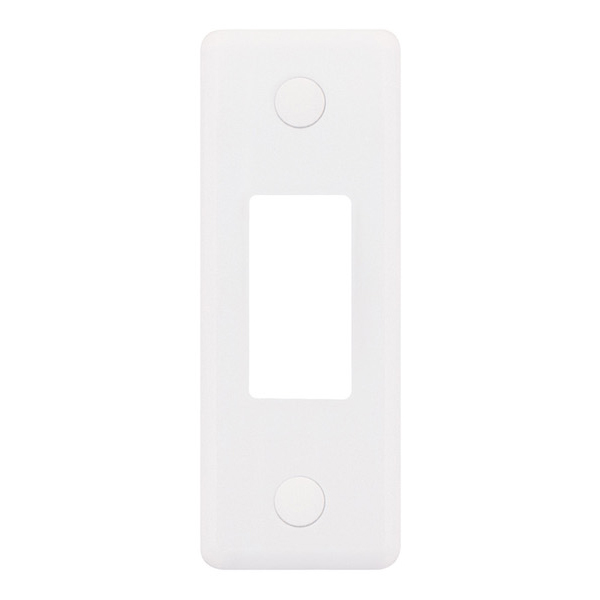 Aperture Modular Switch Plate - Architrave - White